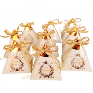 Mevlüt Şekeri - Krem Rengi Piramit - Akide Şekerli -Bebek-Sünnet-Doğum Günü-Söz-Nişan-Nikah ve Mevlüt Şekeri